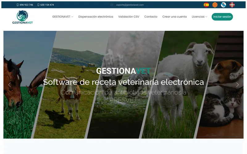 Web de Gestionavet