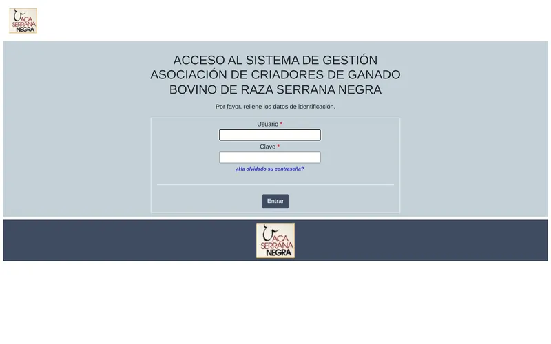 Web de la raza Serrana Negra