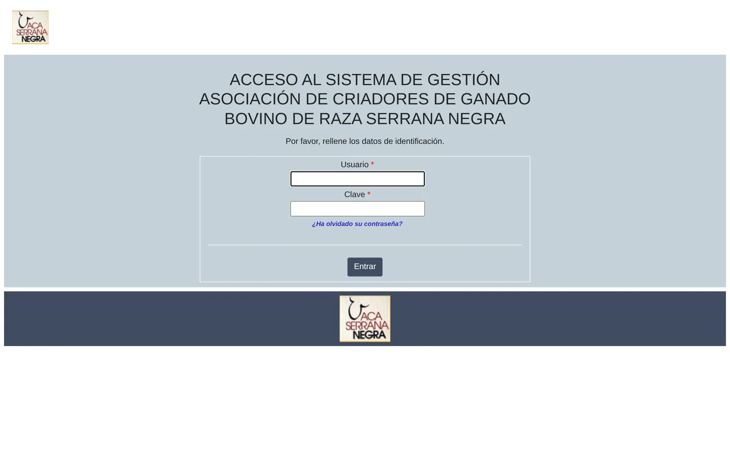 Captura de la web de Serrana Negra